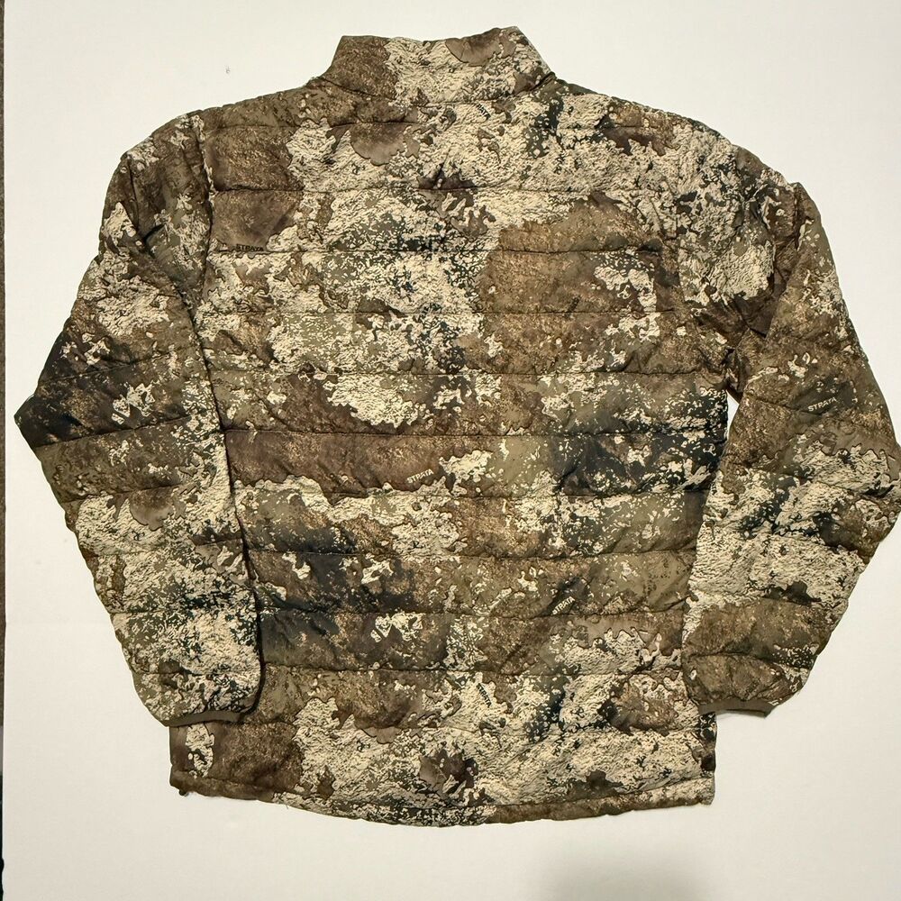 Cabela's 3M Insulated Puffy Strata Camouflage Jacket Men’s Medium TrueTimber Zip - Picture 10 of 10